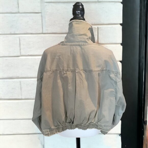Melrose and Market Boho Khaki Colored Long Sleeve Casual Jacket - in size M - Picture 5 of 7
